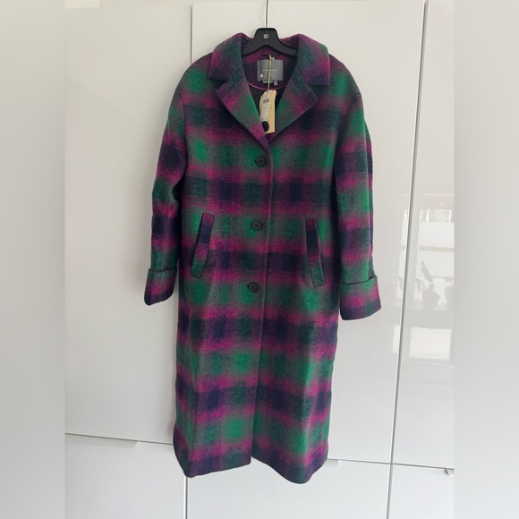 Anthropologie Jackets & Blazers - Anthropologie size 6 wool blend winter long coat, brand new with tags,never worn